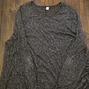 Old Navy XXL Charcoal Long Sleeve Dress